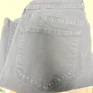 NYDJ Straight Black Jeans Women's‎ Size 14P Made In USA